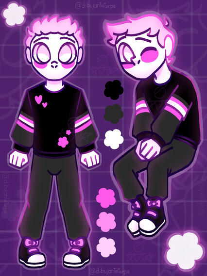 Hoja de referencia de mi oc Rosiflor 🩷